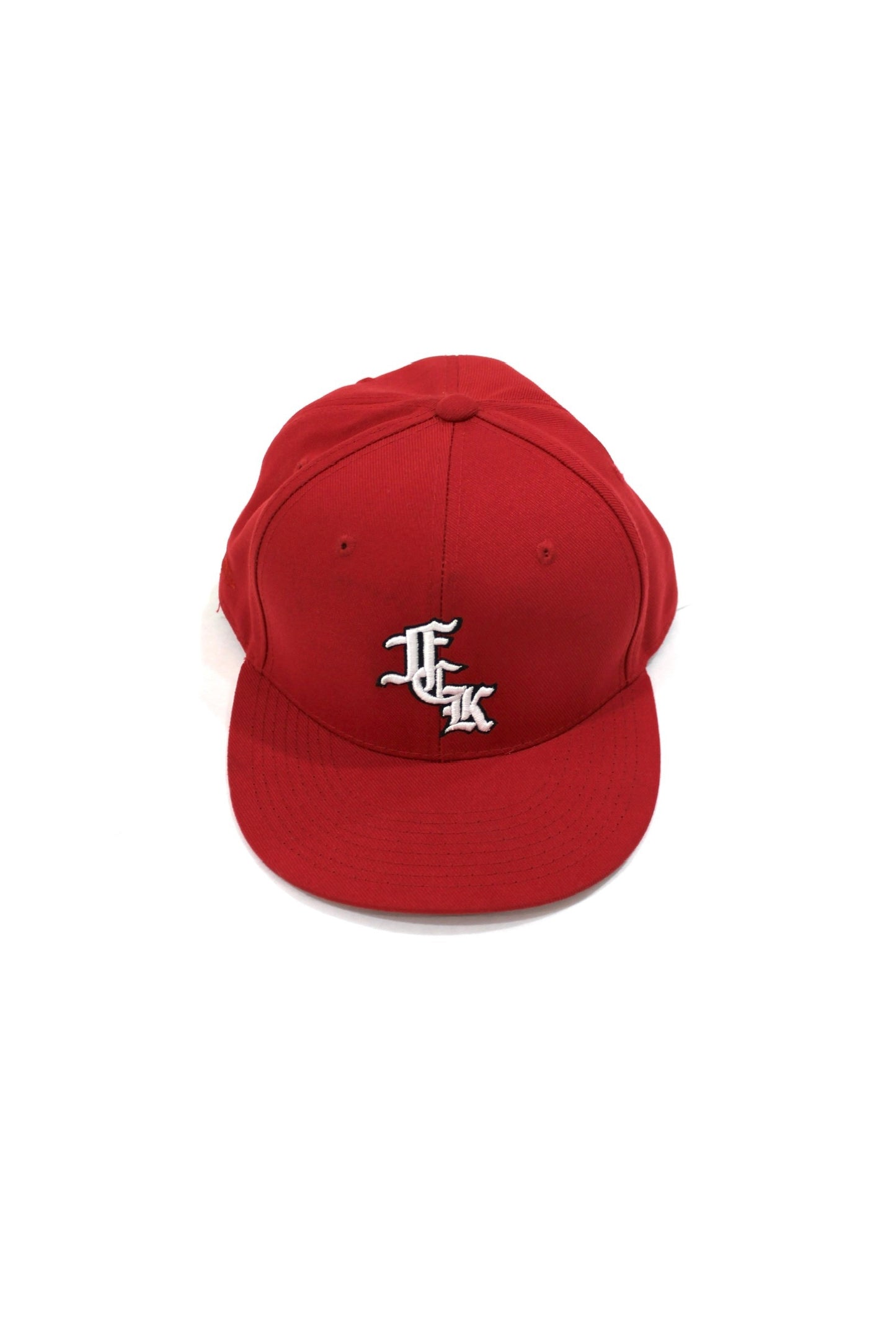 FCK white sox parody fitted cap RED