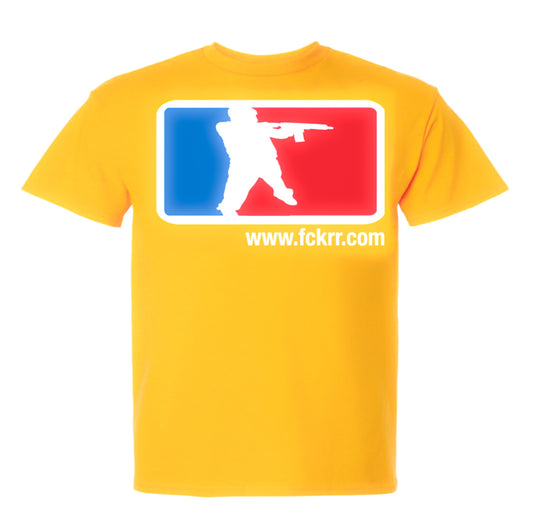 (Yellow) MAJOR LEAGUE FCKRR t shirt