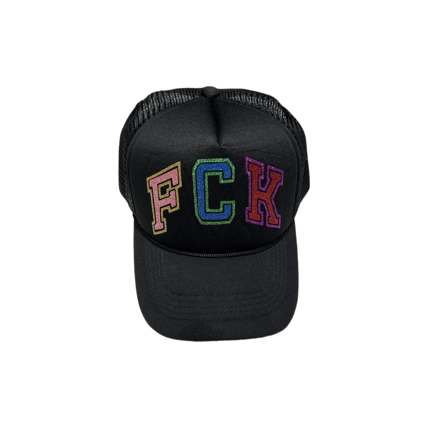 Glitter Varsity Trucker Cap